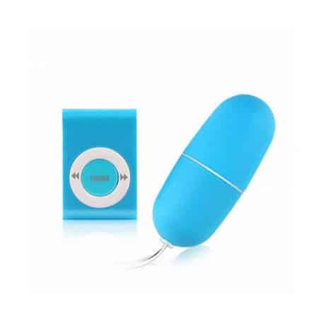 Wireless Vibrating Jump Egg 20 Speeds MP3 Remote Control Vibrator AESBV-012