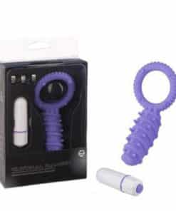 Clitoral Banger Spikes Premium Cockring With Bullet AESPR-007