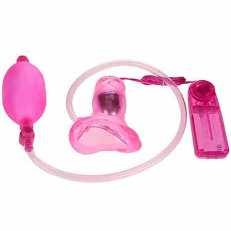 Vibrating Pussy Sucker Pump Pink AESPP-002