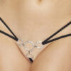 Ringed Front Crotchless G-String
