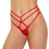 Panties & Thongs - Triple Lace Strapped G-String